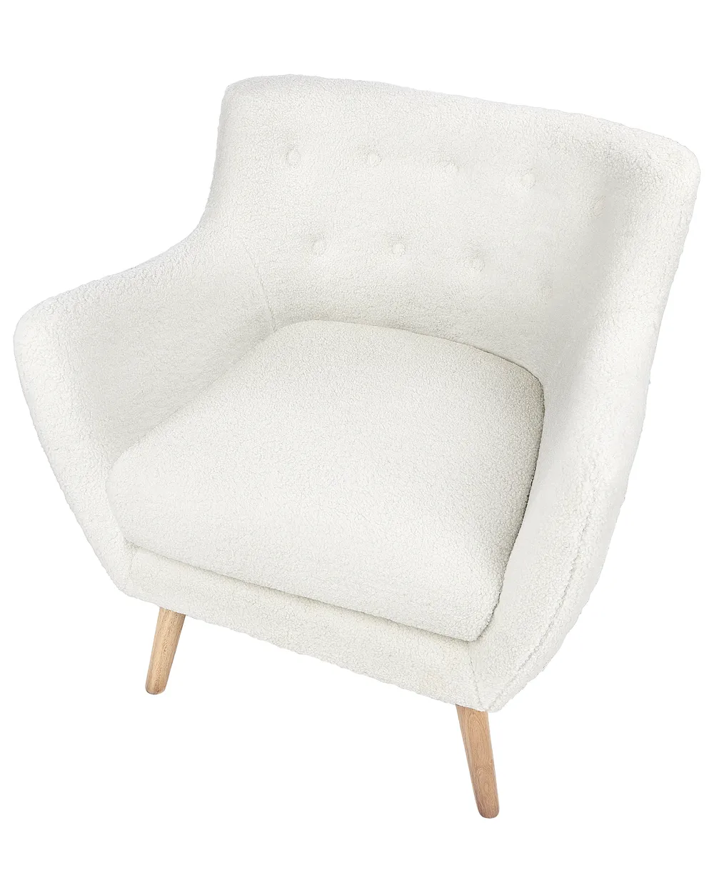 Armchair DRAMMEN Boucle White_951427