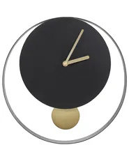 Seinäkello MAGLAND 30 cm metalli Musta_941180