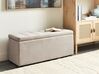 Storage Ottoman OREM Fabric Beige
