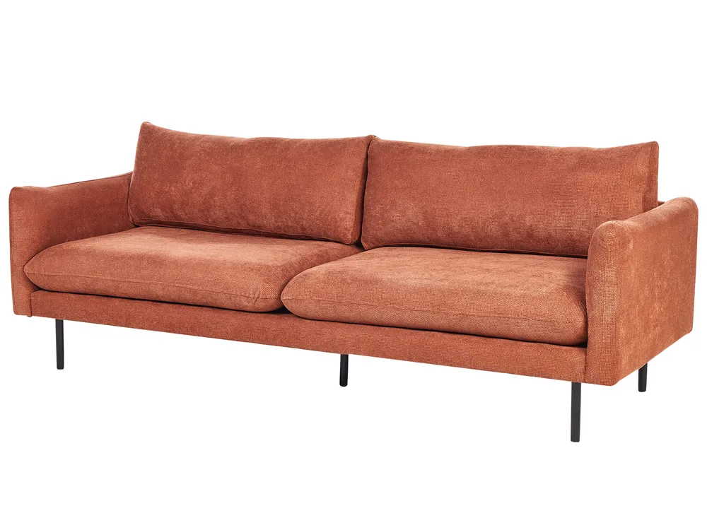 Sofa 3 Seater VINTERBRO Chenille Golden Brown_907009