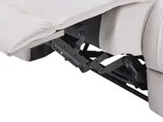 Soffgrupp med elektrisk reclinerfunktion 6-sits BERGEN med USB-port Sammet Ljusbeige_1064837