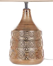 Bordslampa WARI Keramik Guldbrun_822879