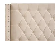 Ottoman Bed LUBBON Velvet Beige 180 x 200 cm (EU Super King)_1080592