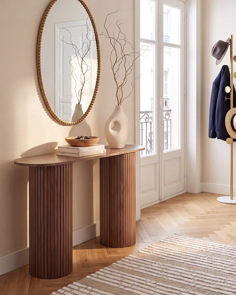 Console Table YALATA Dark Brown_1109600