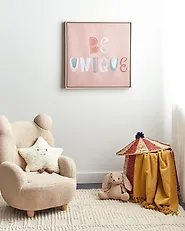 Canvas TAURISANO 63 x 63 cm Kids Motif Pink_1179126