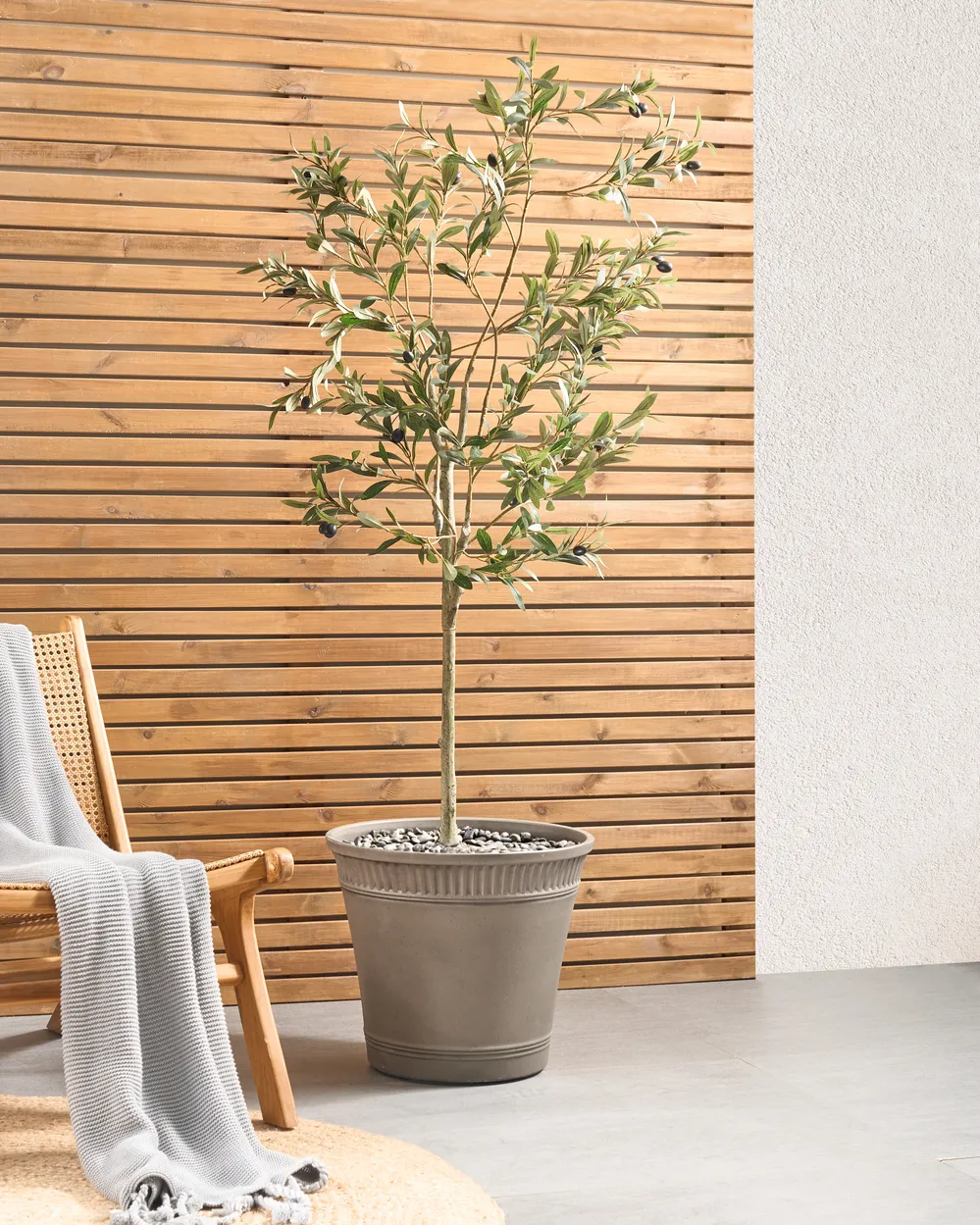 Plant Pot CISTUS 44 cm Grey_954124