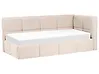Sohvasänky Kangas JACOU 90 x 200 cm säilytystila Oikea Vaaleanbeige