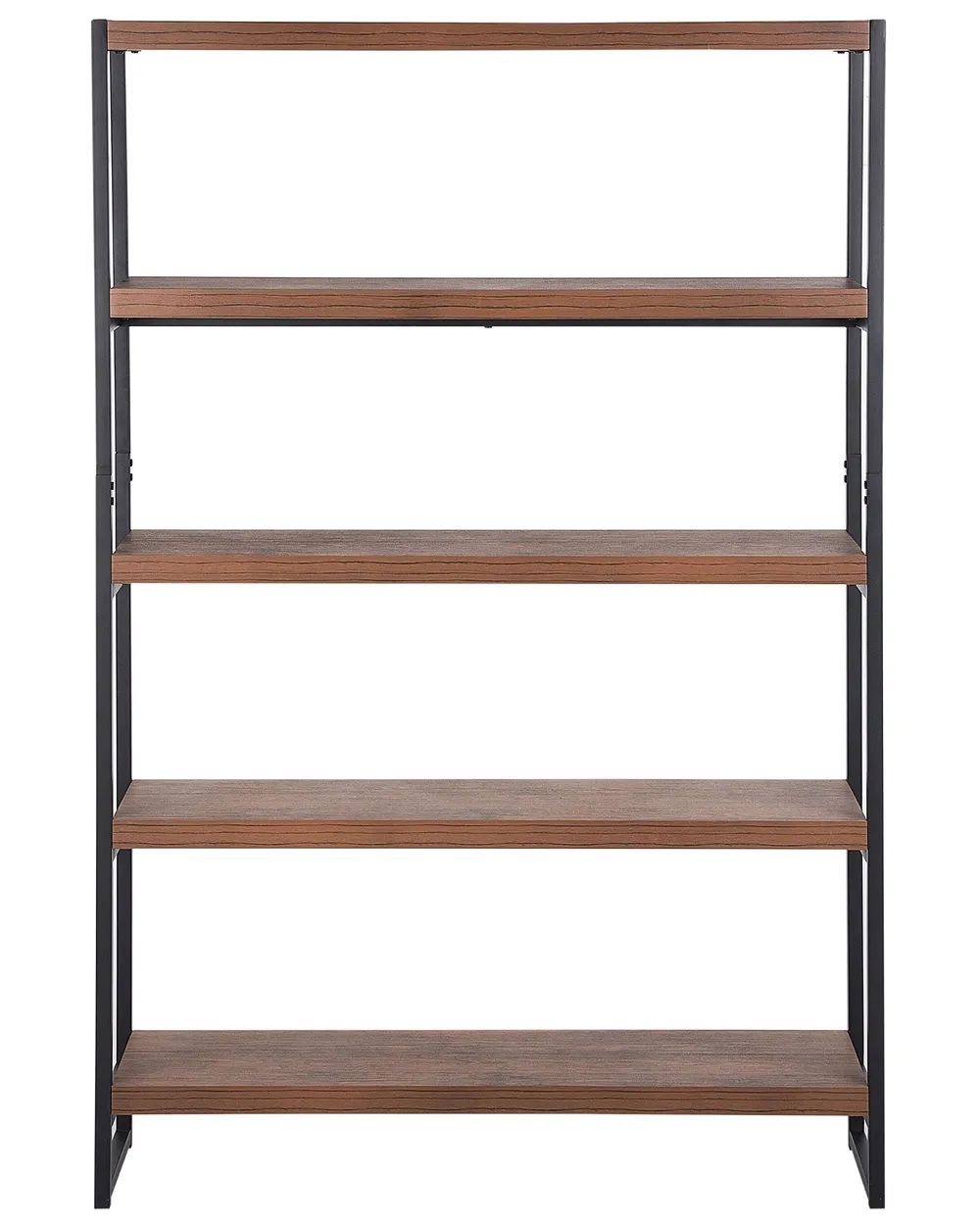Hyllykkö 4 tasoa TIFTON 155 cm Tummanruskea_758800