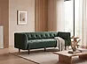 Sofa 3 Seater BYSKE Fabric Green