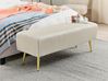 Upholstered Bench PATERSON Velvet Off-White