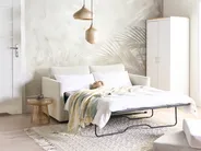 Sofa Bed INKOO Fabric Off-White_984802
