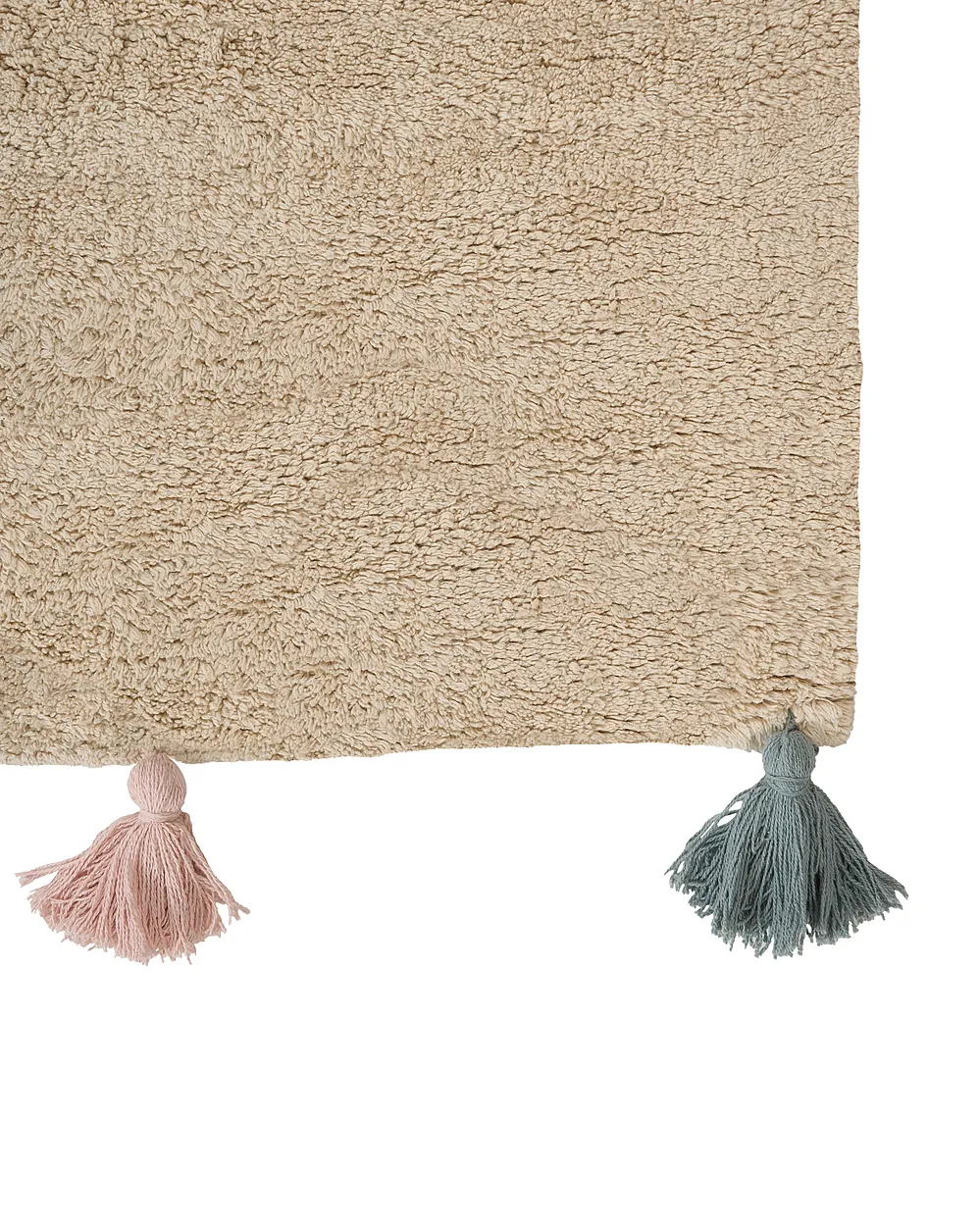 Kids Rug KODINHI  Beige 140 x 200 cm Cotton_1135279