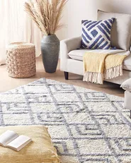 Matta NEVSEHIR Beige 160 x 230 cm Bomull_839413