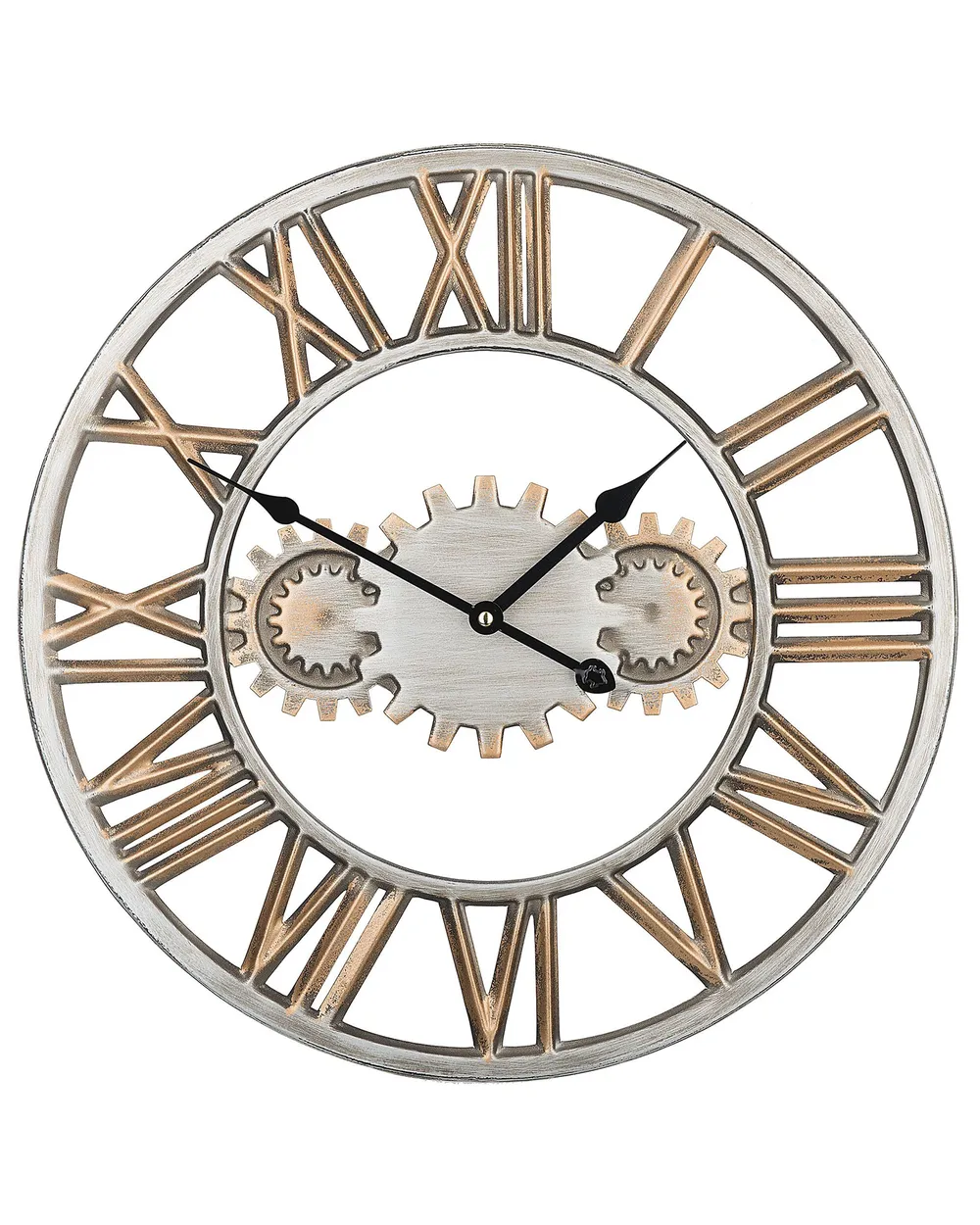 Wall Clock SEON 46 cm Metal Silver