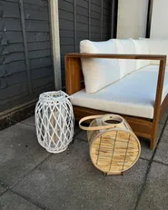 Lantern BISTAL 30 cm Rattan Natural_975391