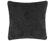 Throw Cushion PAIKA 45 x 45 cm Cotton Dark Grey Solid_755291