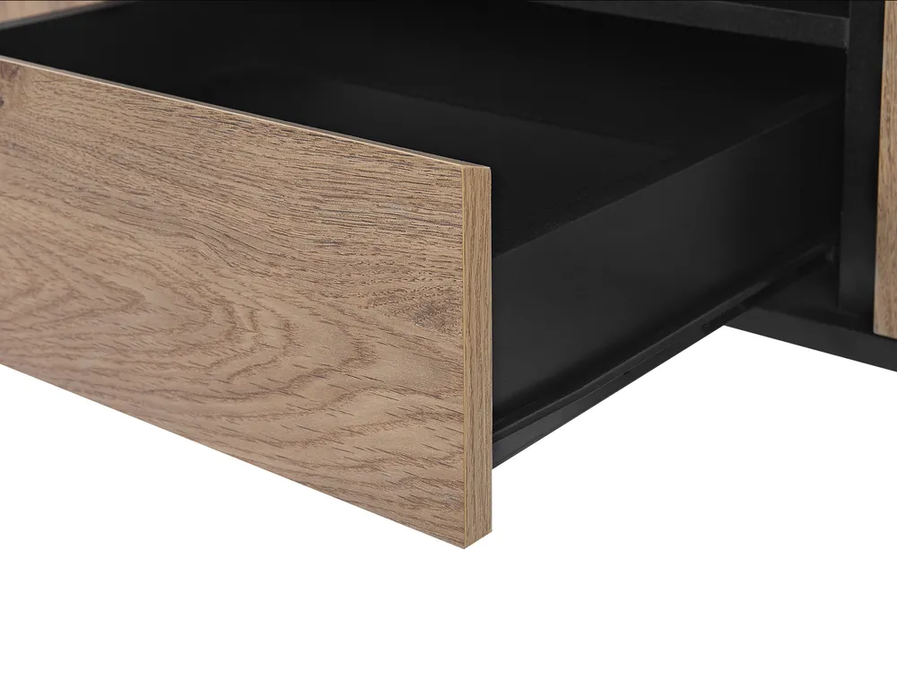 TV Stand BLACKPOOL Brown/ Black_722737
