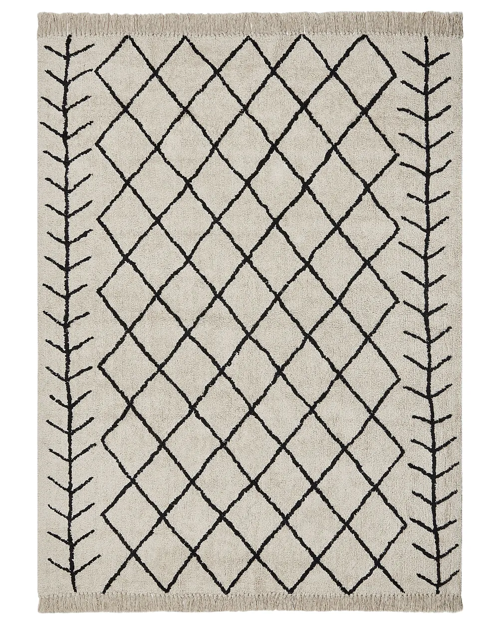 Matto BOZKIR Beige 160 x 230 cm Puuvilla