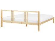 Bed Pine Wood VANNES 180 x 200 cm (EU Super King) Light Brown_918210