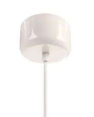 Pendellampa LOKY Metall Vit/ Beige_1067588