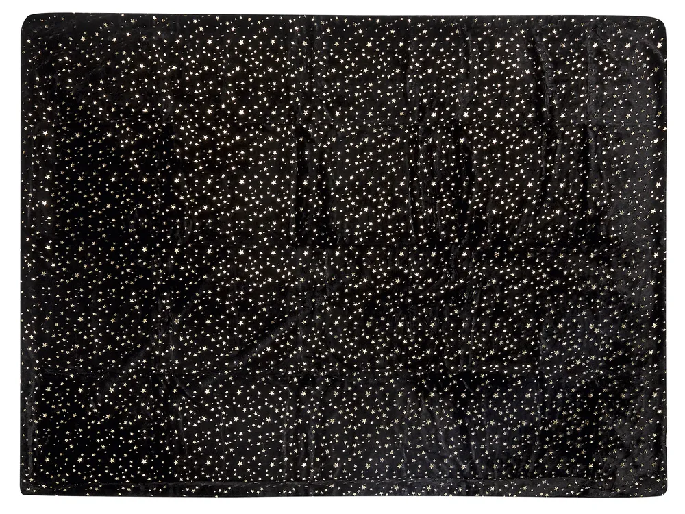 Blanket ALAZEYA 130 x 180 cm Black_820198