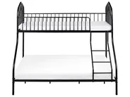 Bunk Bed Metal CHAMONIX 90/140 x 200 cm Black_976759