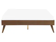 Bed without Headboard BERRIC 160 x 200 cm (EU King Size) Dark Ash Wood_873742