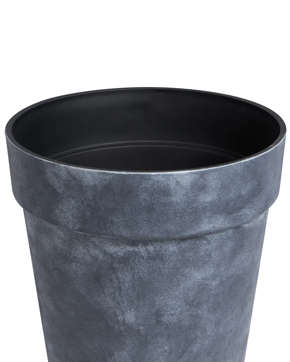 Set med 2 växtkrukor TROLLIUS 41 cm Mörkgrå_1123709