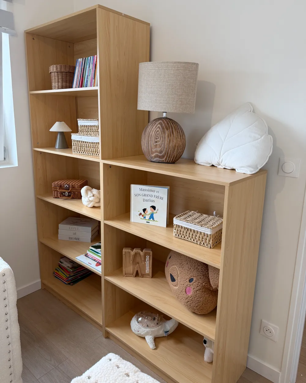 5 Tier Bookcase ZEHNA 197 cm Light Brown_1063063