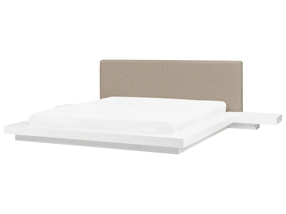 Waterbed Boucle ZEN 180 x 200 cm (EU Super King) White_1080206