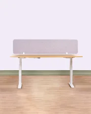 Skiljevägg för skrivbord SPLIT 160 x 50 cm Off-White_1015698