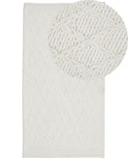 Matta ERZIN Off-White 80 x 150 cm Ull_736133