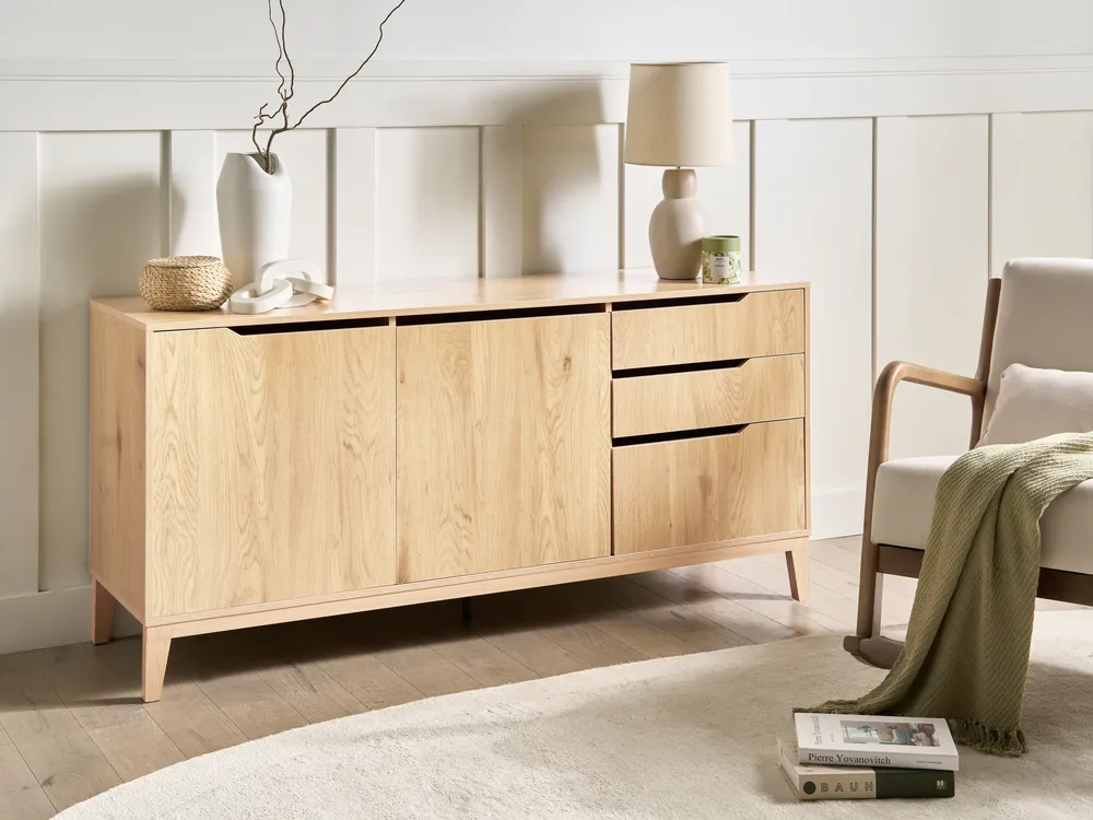 2 Door Sideboard MONCTON Light Brown