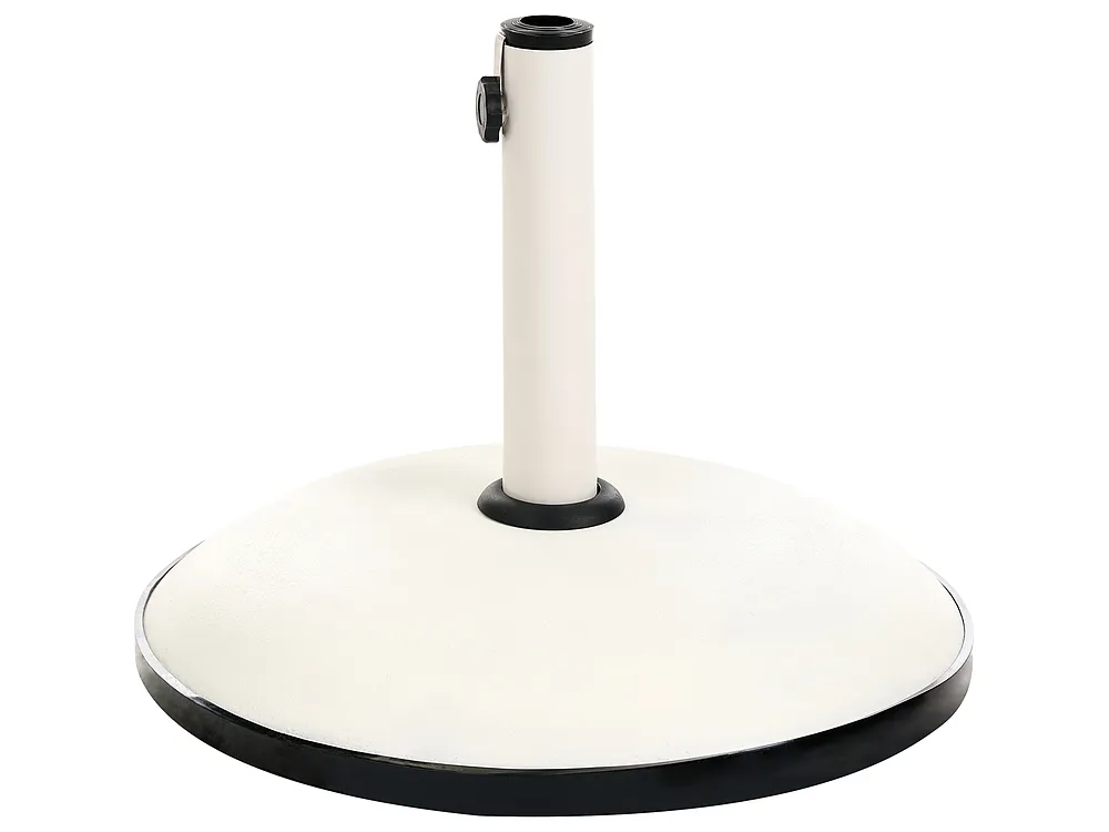 Parasollfot CANZO Rund Vit 25 kg_1066059