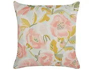 Prydnadskudde ZAHRIYE 45 x 45 cm Rosa Blommigt tryck_1185030