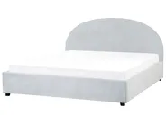 Ottoman Bed VAUCLUSE Chenille Light Blue 180 x 200 cm (EU Super King)_968805