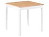 Ruokapöytä BATTERSBY Vaalea tammiviilu 80 cm 80 cm