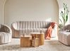 Sofa 3 Seater MALUNG Velvet Beige