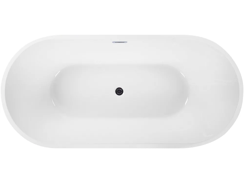 Kylpyamme vapaasti seisova LEVERA 170 x 78 cm Valkoinen_765338