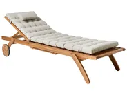 Pute til solseng CESANA PREMIUM 192 x 56 cm Gråbrun_988064
