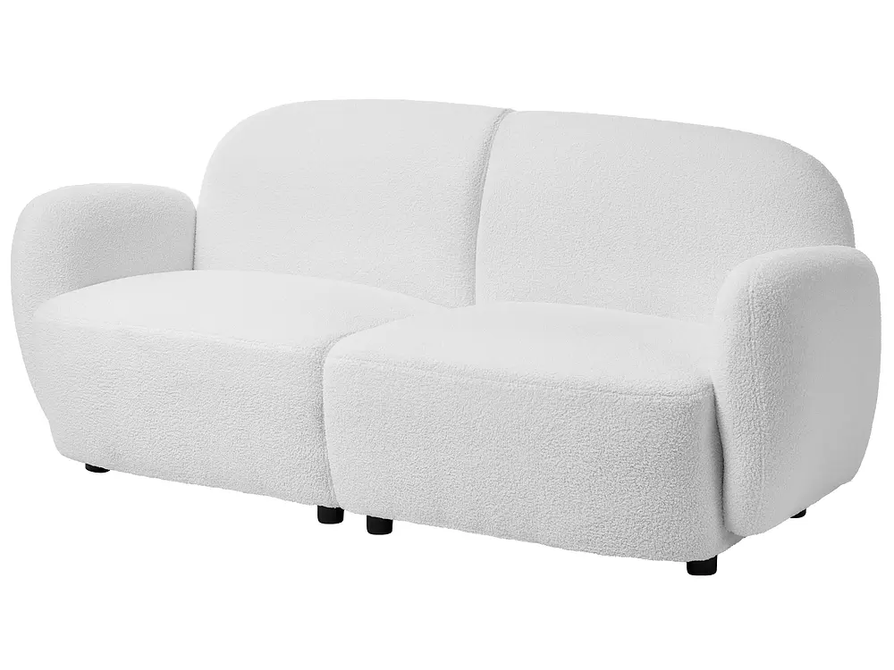 Living Room Set 6 Seater JULE Boucle Off-White_1145690