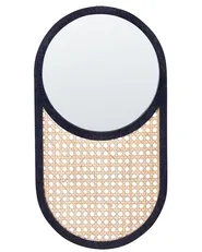 Wall Mirror BALEAL 30 cm 56 cm Rattan Natural_894184