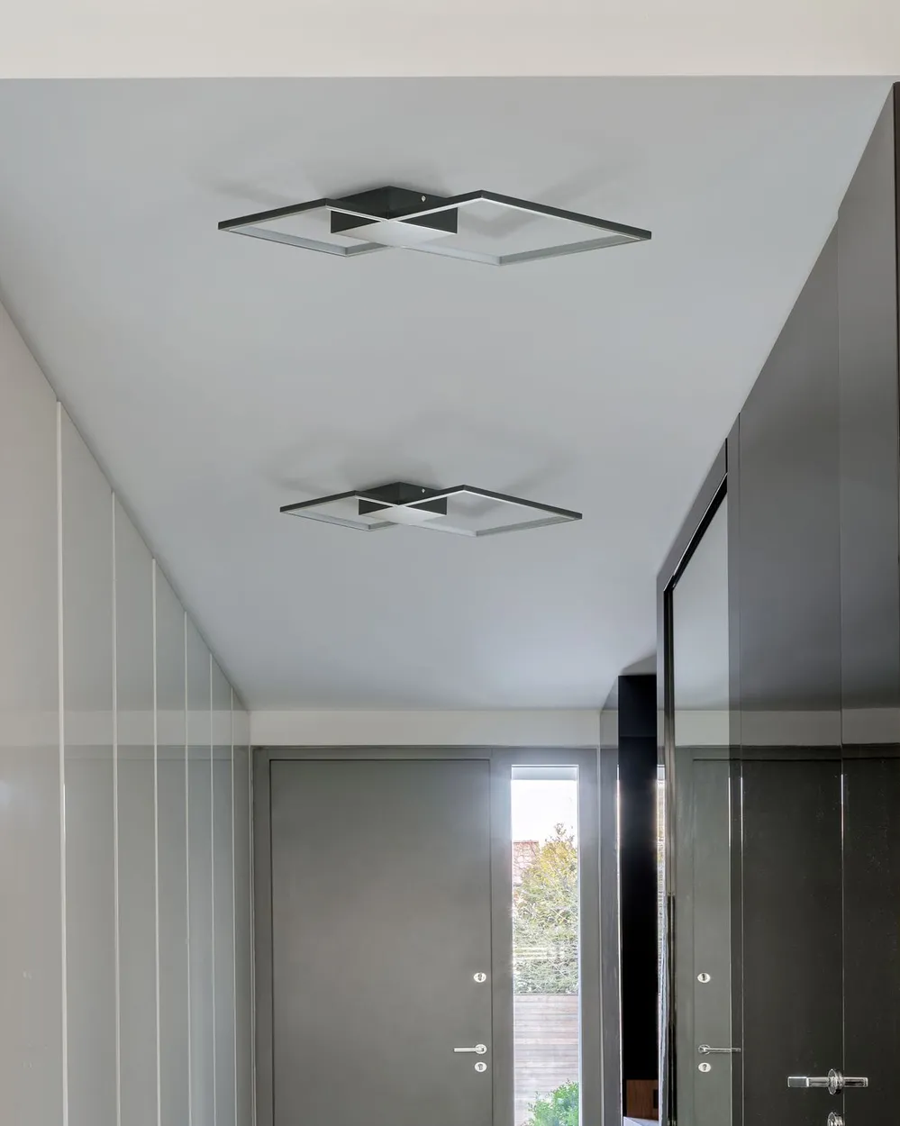 LED Ceiling Lamp OKSU Metal Black_841437