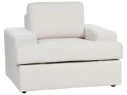 Living Room Set 4 Seater ALLA Fabric Light Beige_893953