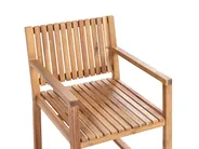 Garden Dining Set 8 Seater SASSARI PREMIUM with Cushions Certified Acacia Wood Light Beige_991446