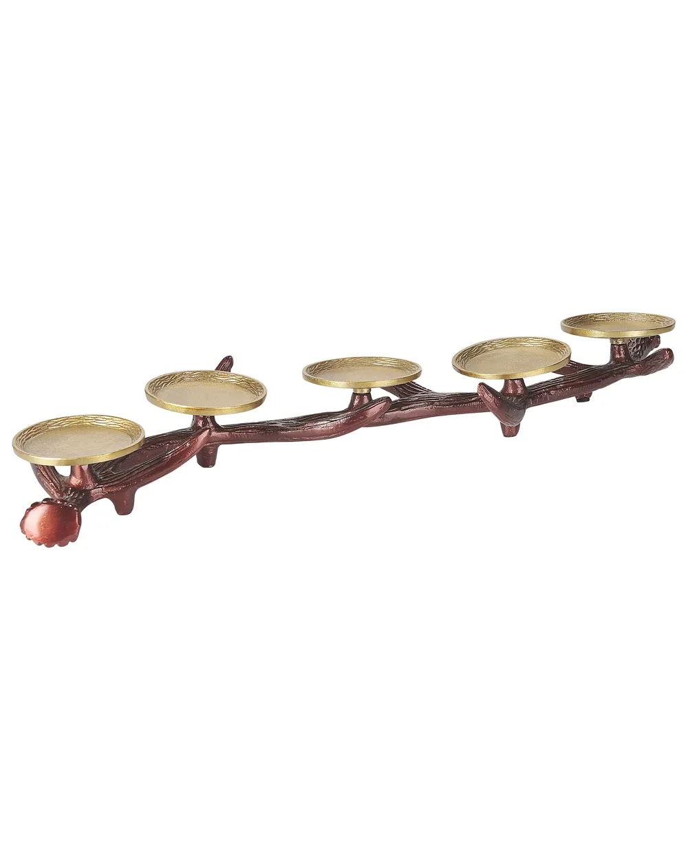 Candle Holder CLEONAE 7 cm Metal Brown_823103