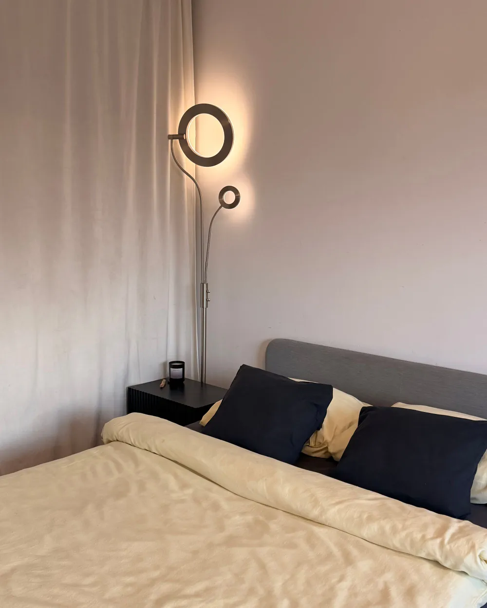 LED-golvlampa AFTON Metall Silver_1188041