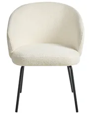Set of 2 Dining Chairs LUDDEN Boucle Light Beige_1021032