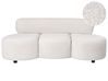 Soffa 3-sits BLAVAND Bouclé Off-White