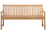 Garden Bench VIVARA 160 cm Certified Acacia Wood Light Brown_751347